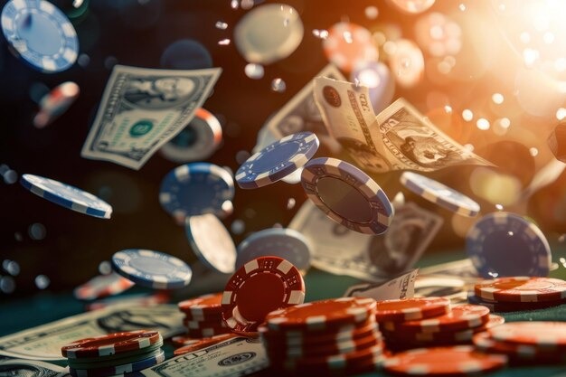 Live casino table with live dealer and players